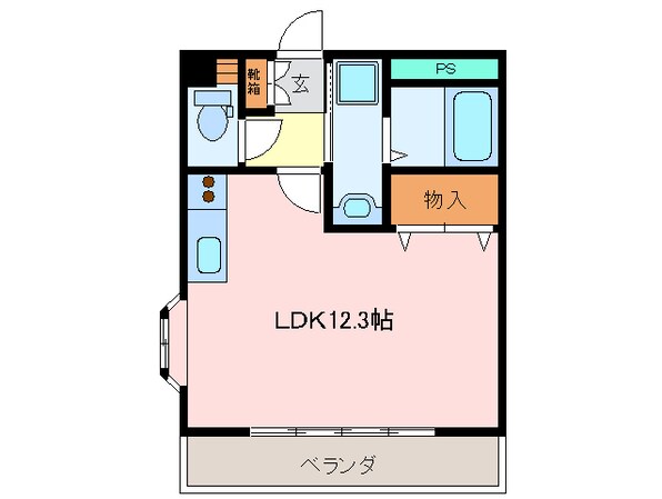 メゾンアイリスの物件間取画像